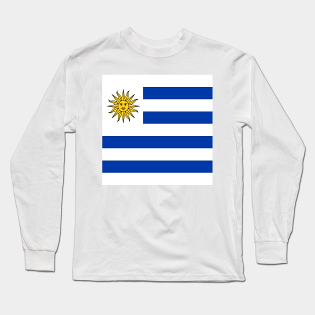 Uruguay flag Long Sleeve T-Shirt by flag for all